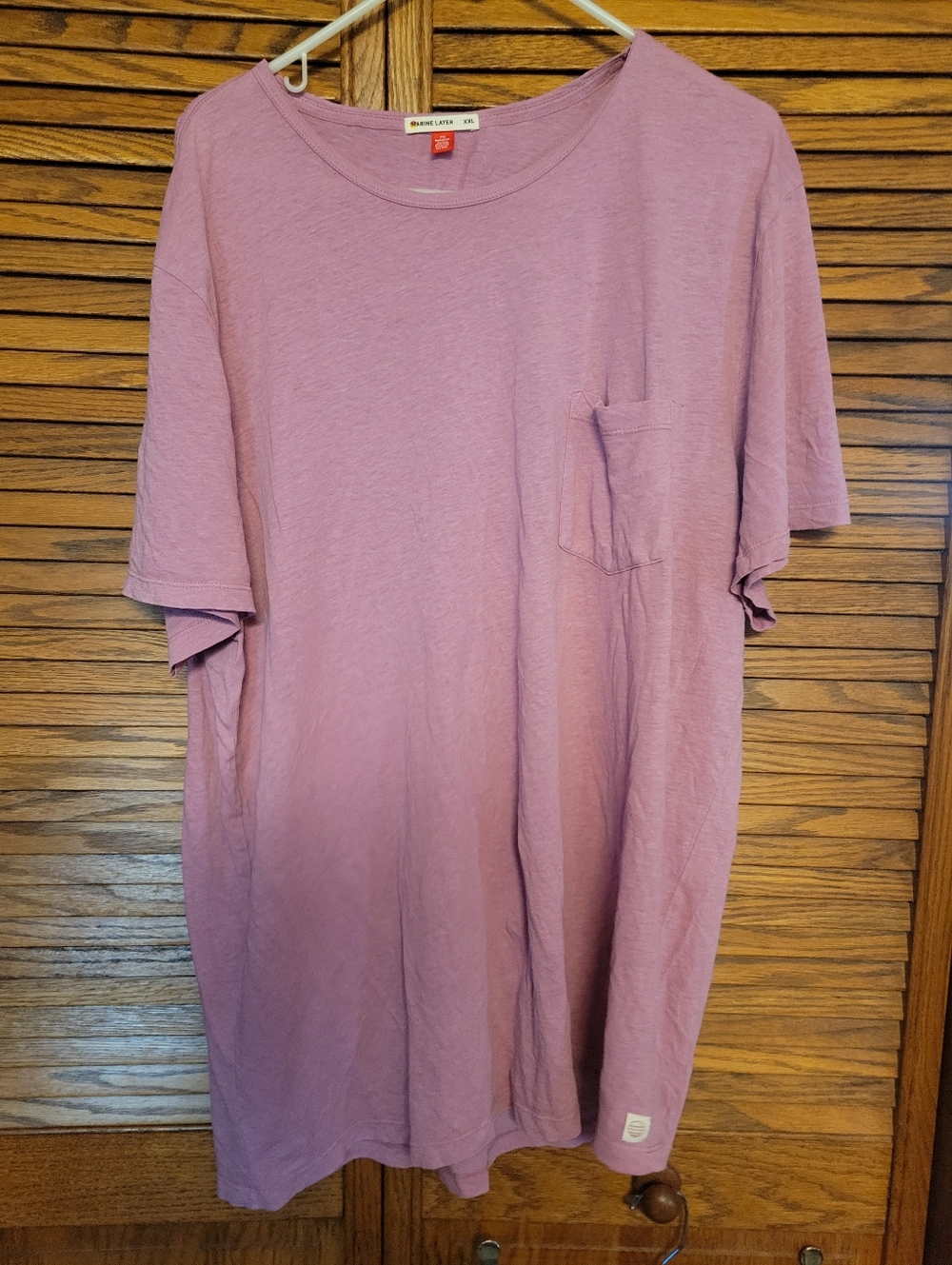 Marine Layer NWOT Purple/pink Hemp Womans Tshirt Size XXL